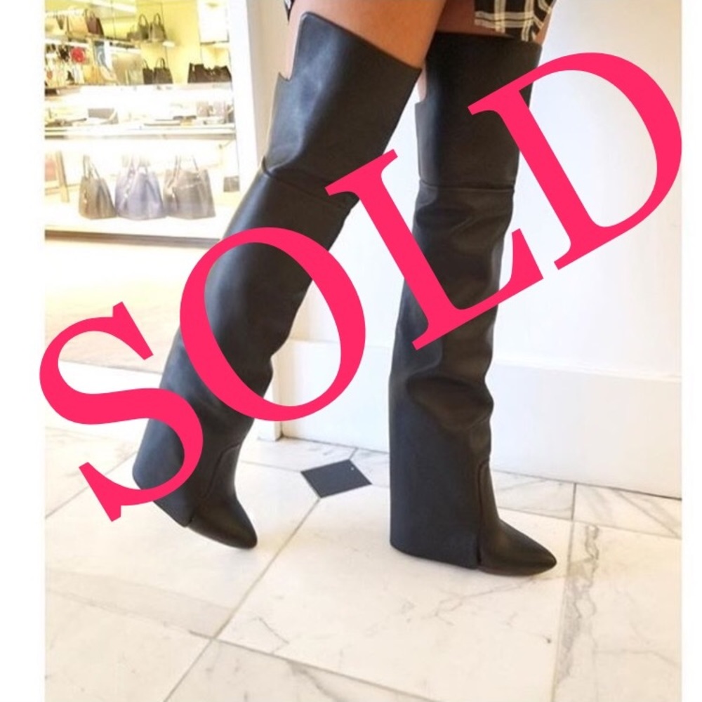 Givenchy Newton leather over-the-knee boots